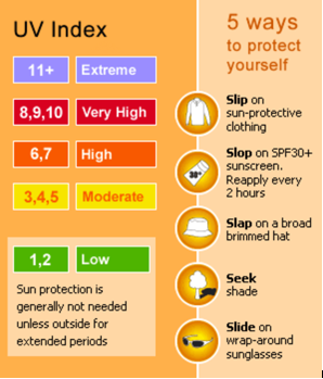 UV Index Chart