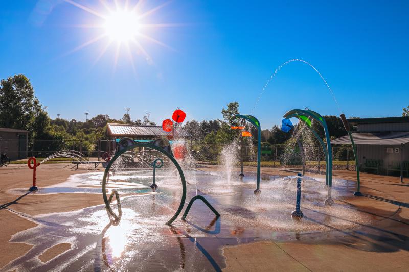 Karst Farm Park Splash Pad / Monroe County, IN