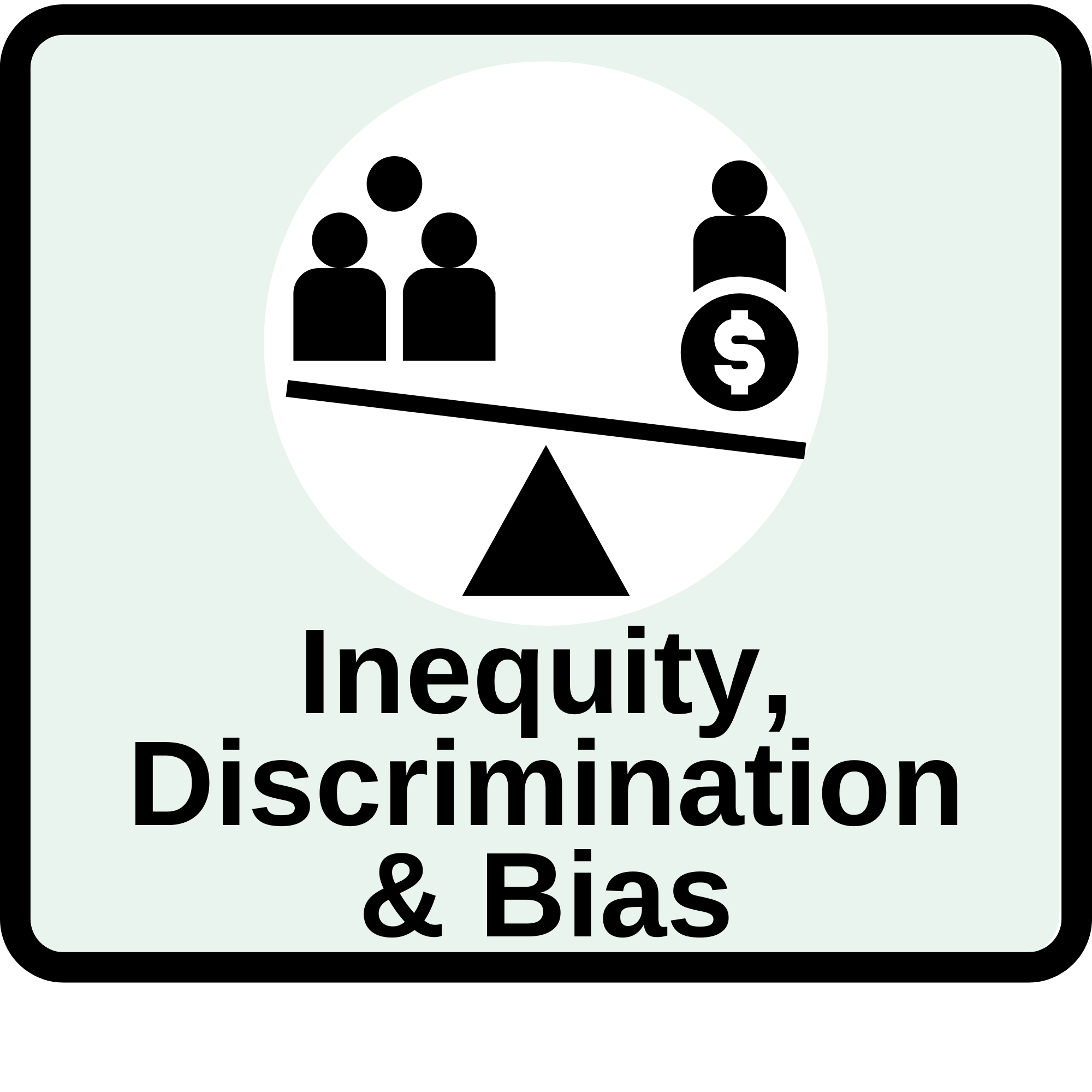 Inequity, Discrimination and Bias