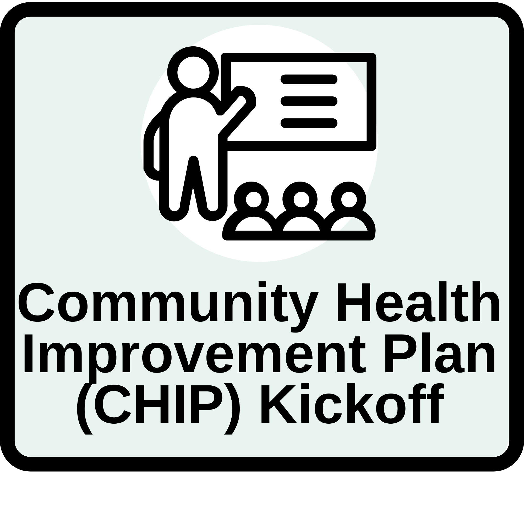 CHIP kickoff button
